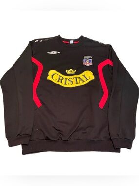 Vintage Umbro Colo-Colo Football Club CRISTAL Soccer Crewneck Sweatshirt ⚽🔥